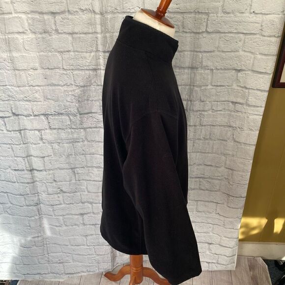 Old Navy men XXL quarter zip Longsleeve fleece pullover black - Picture 5 of 11